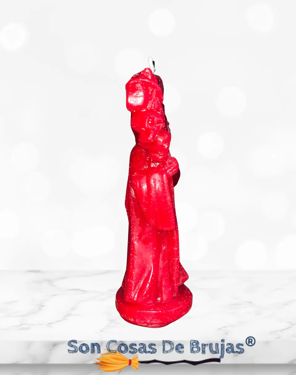 Vela Santa Muerte Roja - 12 x 5 cm aprox. 3