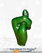 Vela Puño Verde - 8,5 cm aprox. - Miniatura 2
