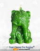 Vela Elefante Suerte - 5,5 x 6,5 cm aprox. - Miniatura 3