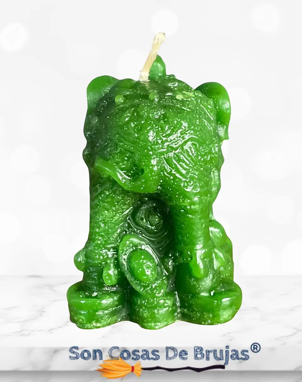 Vela Elefante Suerte - 5,5 x 6,5 cm aprox. 3