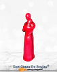 Vela Pareja Roja - 15 cm aprox. - Miniatura 4