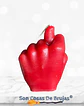Vela Puño Rojo - 8,5 cm aprox. - Miniatura 3
