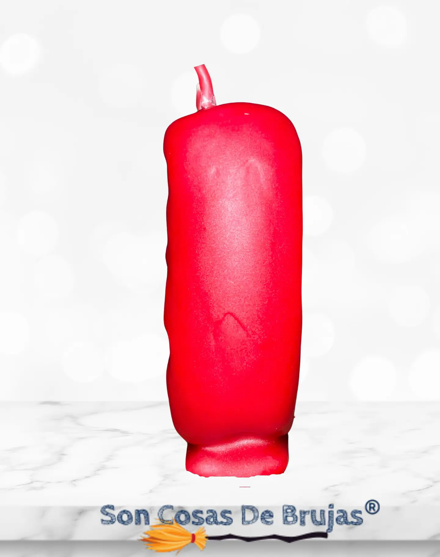 Vela Herradura Roja - 8 cm aprox. 2