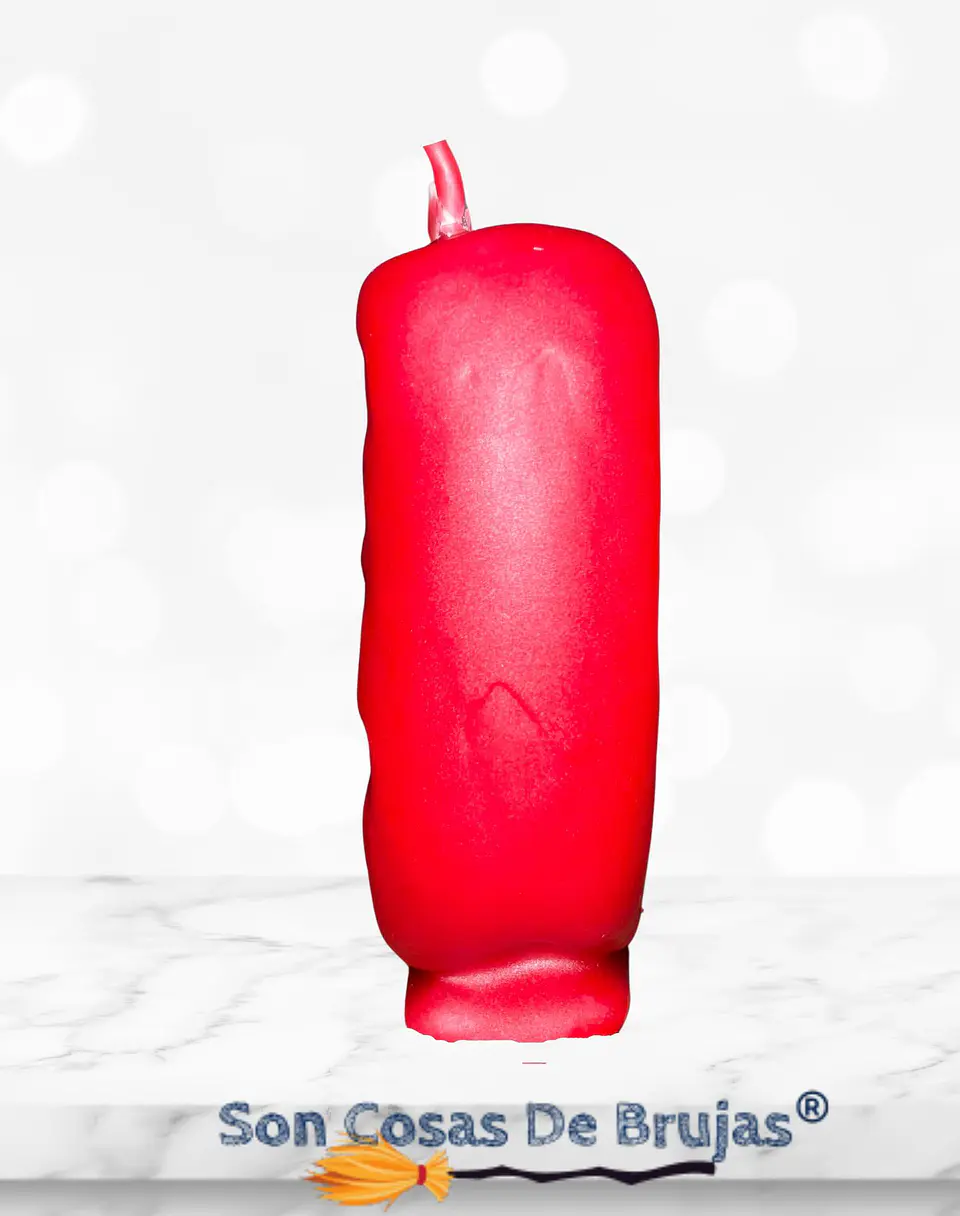 Vela Herradura Roja - 8 cm aprox. 2