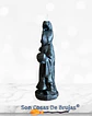 Vela Santa Muerte Negra - 12 x 5 cm aprox. - Miniatura 3