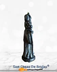 Vela Santa Muerte Negra - 12 x 5 cm aprox. - Miniatura 2