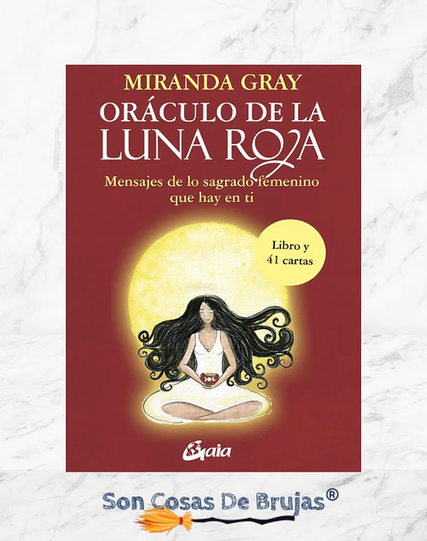 Oráculo de La Luna Roja, Libro + 41 cartas 
