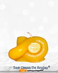 Vela Nudo Amarillo - 6 x 4 cm aprox. - Miniatura 2