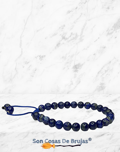 Pulsera Ajustable Lapislázuli - 6 mm