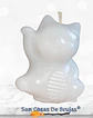 Vela Maneki Neko Blanco (Gato Chino) - 6 x 5 cm aprox. - Miniatura 1