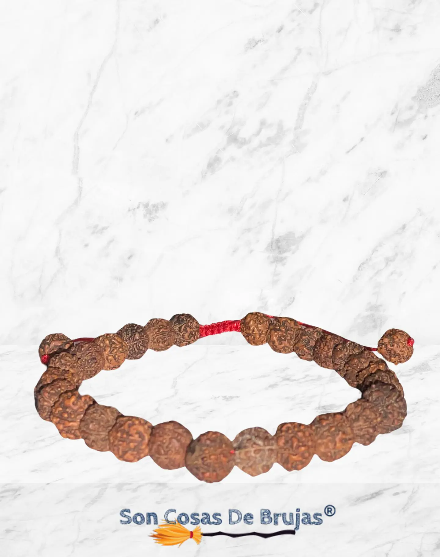 Pulsera Semilla Rudraksha ajustable - 18 cm aprox. 1