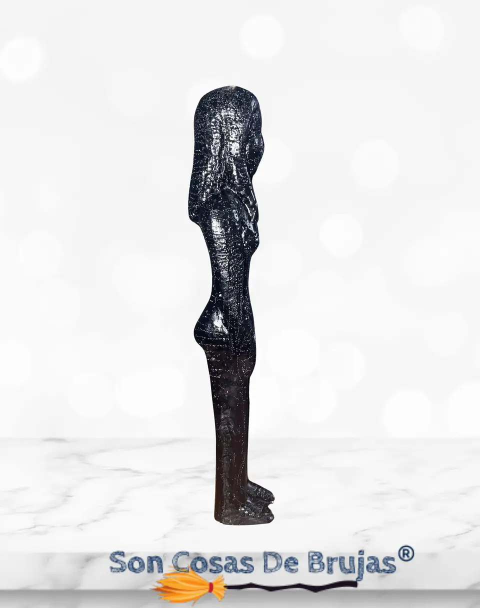 Vela Mujer Negra - 18 x 3,5 cm aprox. 2