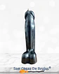 Vela Pene Negro - 18 cm aprox. - Miniatura 3