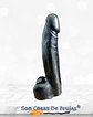 Vela Pene Negro - 18 cm aprox. - Miniatura 1