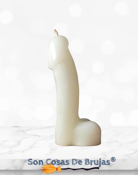 Vela Pene Blanco - 12 cm aprox.