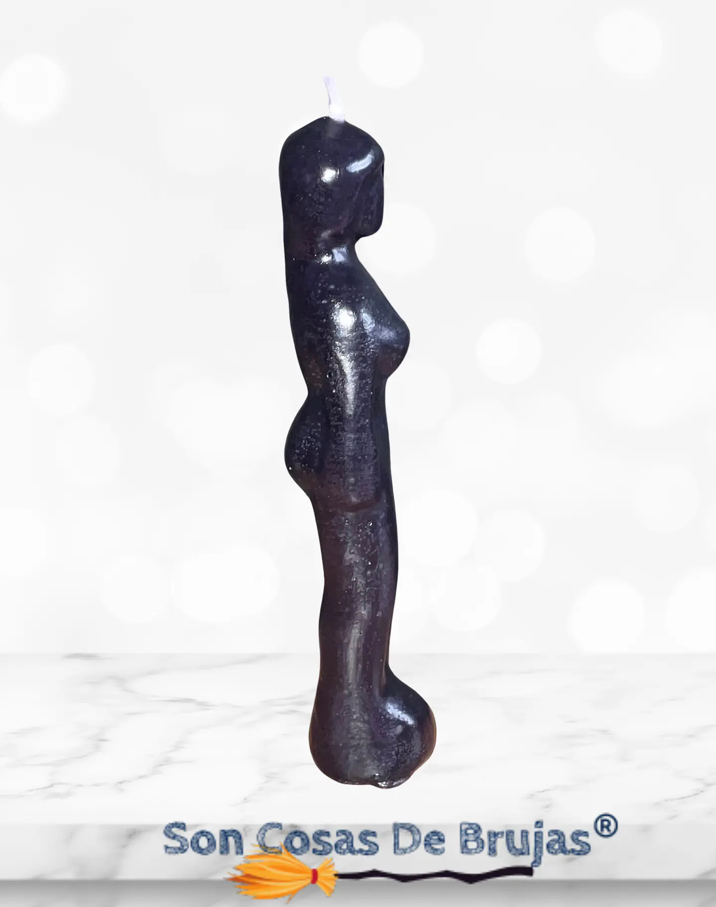 Vela Mujer Negra - 11 x 2 cm aprox. 2