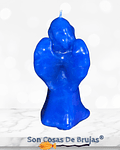 Vela Angel Azul - 11 x 5,5 cm aprox