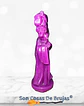 Vela Santa Muerte Morada - 12 x 5 cm aprox. - Miniatura 2
