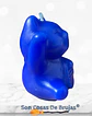 Vela Maneki Neko Azul (Gato Chino) - 6 x 5 cm. Aprox. - Miniatura 2