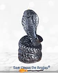 Vela Cobra Negra - 10,5 x 5,5 cm aprox. - Miniatura 1
