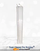 Vela Ataúd Blanco - 13 cm aprox. - Miniatura 2