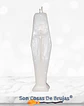 Vela Ataúd Blanco - 13 cm aprox. - Miniatura 1