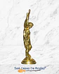 Figura San Miguel Arcángel, Dorado o Plateado - 8 x 4 cm aprox. - Miniatura 12