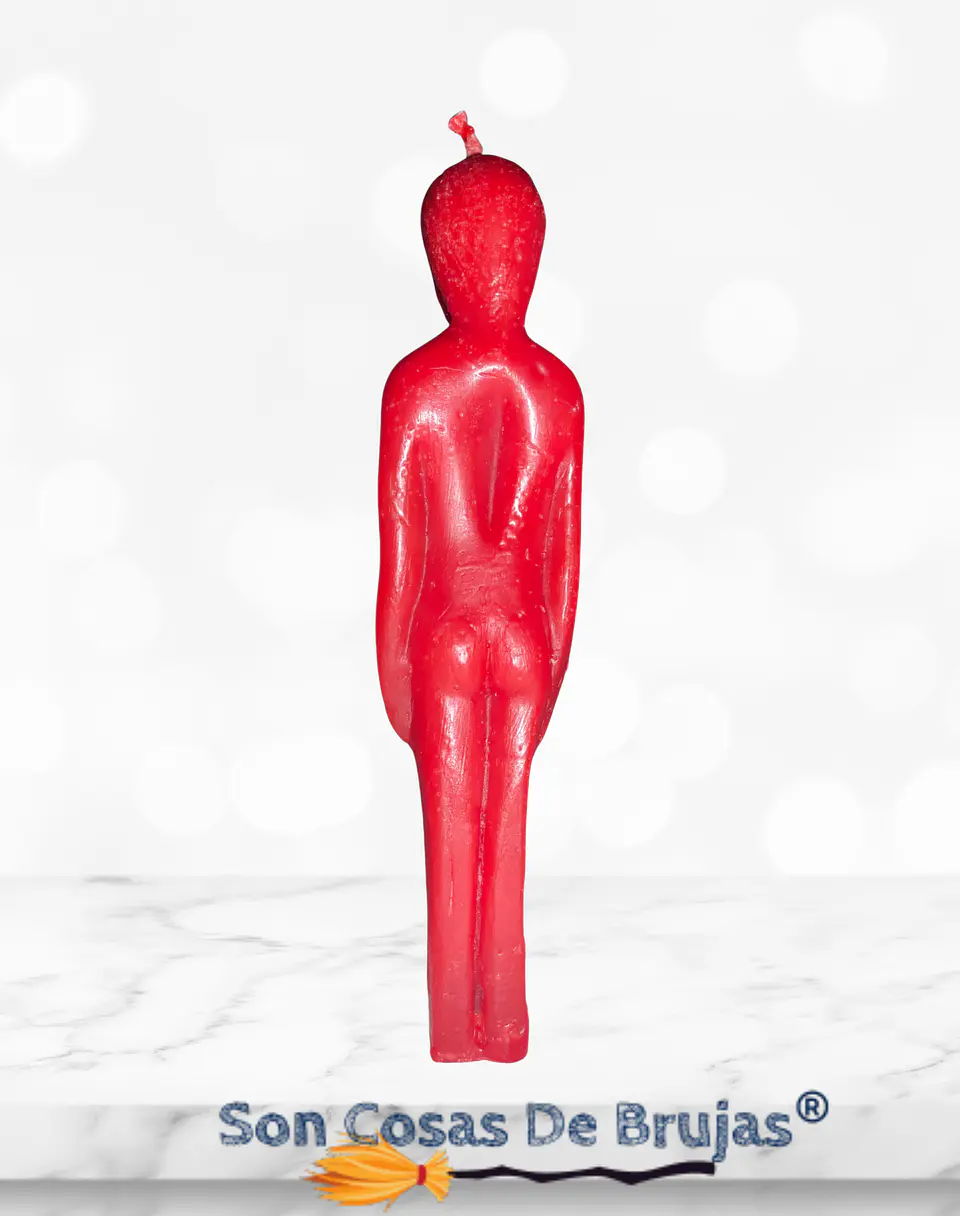 Vela Hombre Rojo 3
