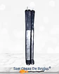 Vela Ataúd Negro - 13 cm aprox. - Miniatura 3