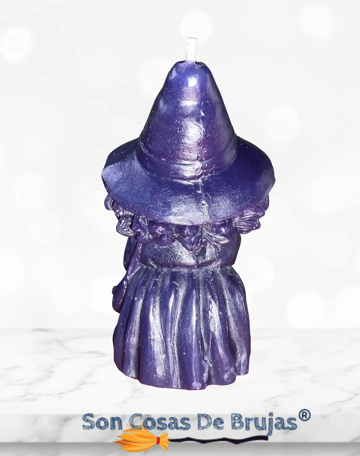 Vela Bruja Morada - 9,7 x 4,7 cm aprox. 4