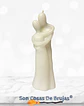 Vela Pareja Blanca - 15 cm aprox  - Miniatura 1