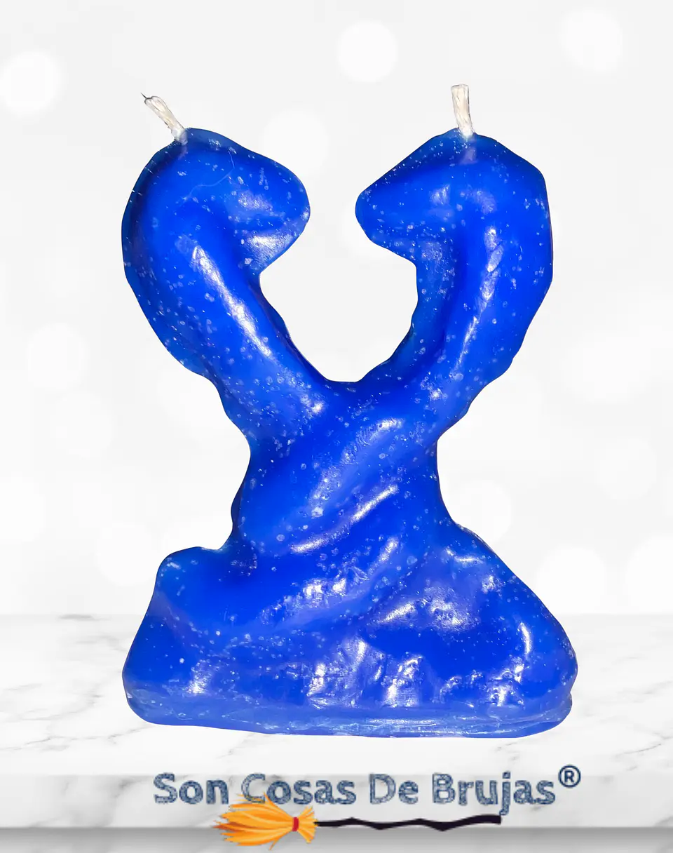 Vela Cobra dos cabezas - 9,5 cm aprox. 1