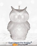 Vela Búho Blanco