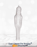 Vela Mujer Blanca - 18 x 3,5 cm aprox.