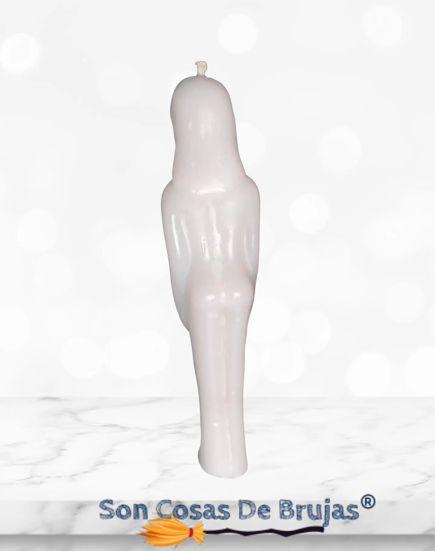 Vela Mujer Blanca - 18 x 3,5 cm aprox. 3
