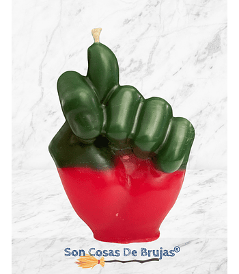 Vela Puño San Expedito - 8 x 5 cm aprox.