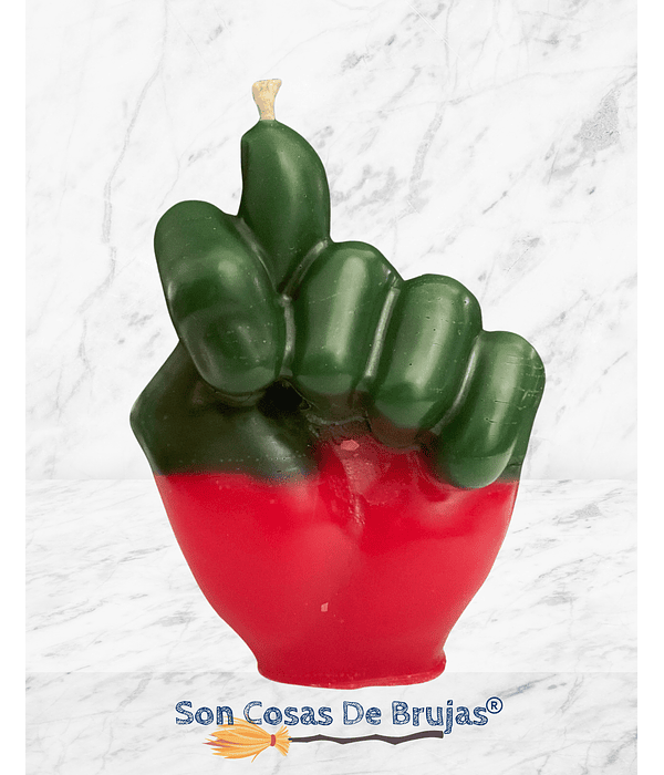 Vela Puño San Expedito - 8 x 5 cm aprox.