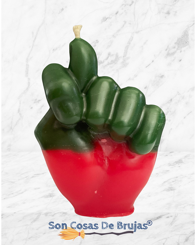 Vela Puño San Expedito - 8 x 5 cm aprox.