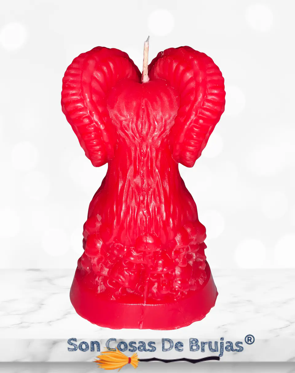 Vela Macho Cabrío Rojo 3