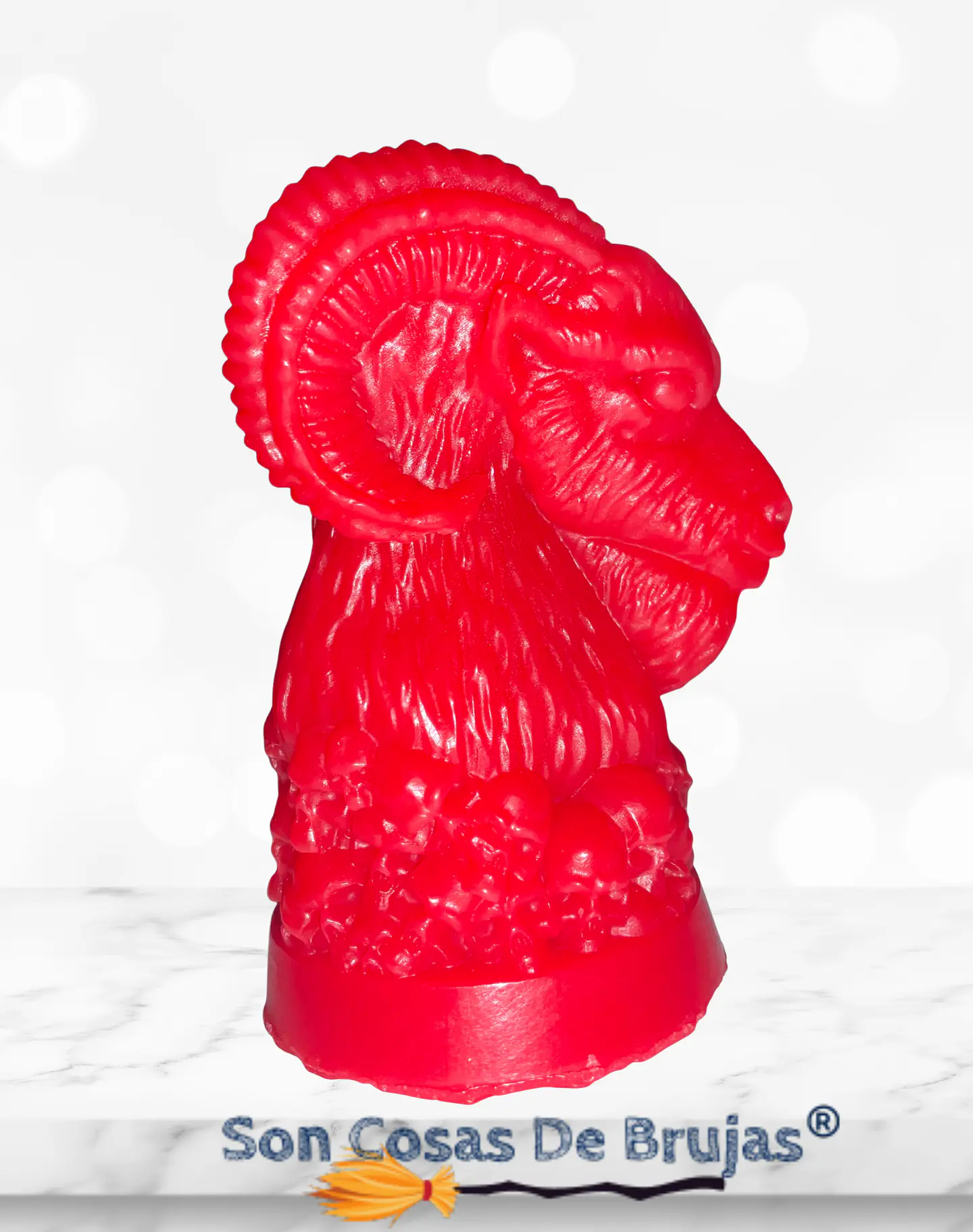 Vela Macho Cabrío Rojo 2