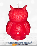Vela Búho Rojo