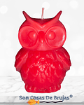 Vela Búho Rojo