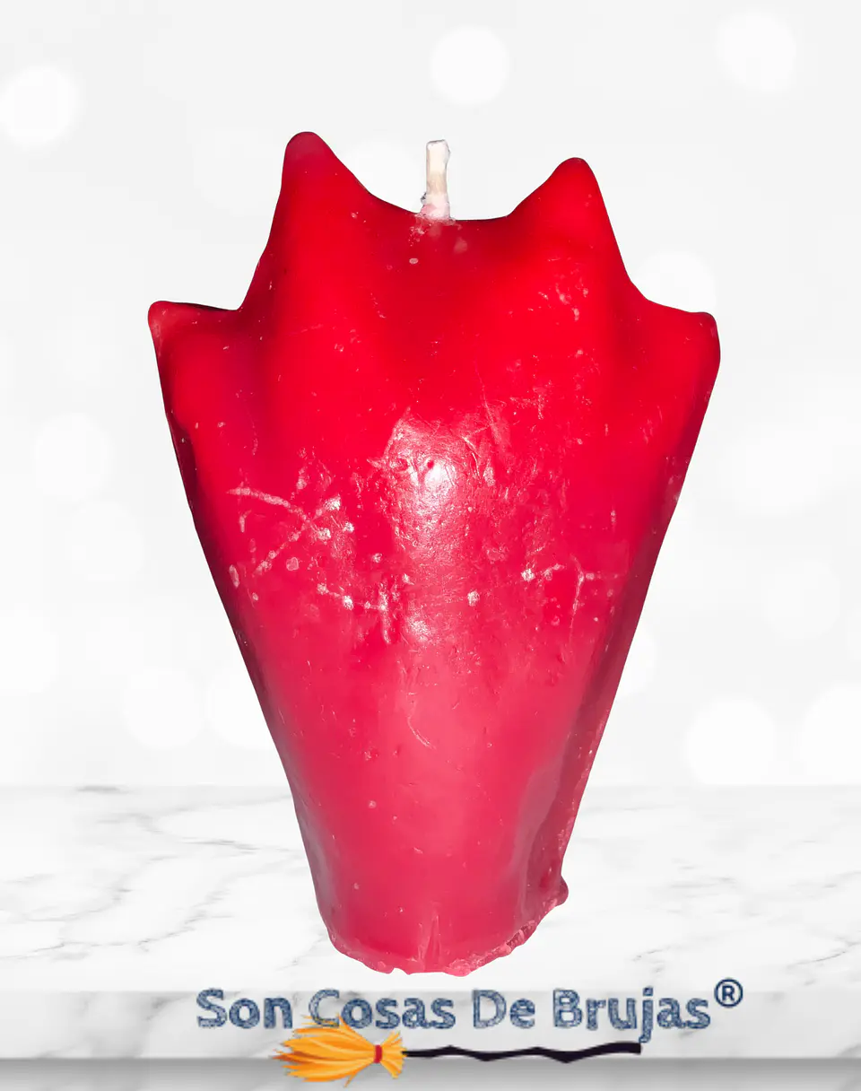 Vela Cabeza de Exu Roja  2