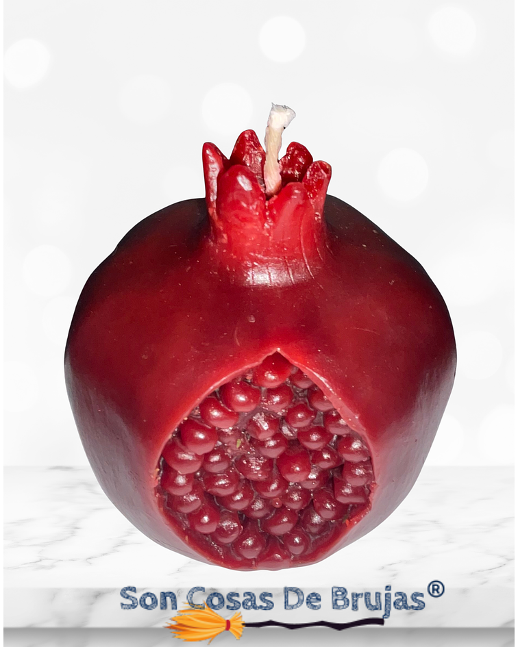 Vela Granada - 8 x 6,5 cm aprox.