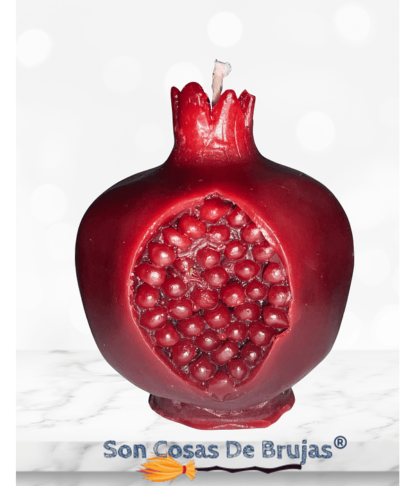 Vela Granada - 8 x 6,5 cm aprox.