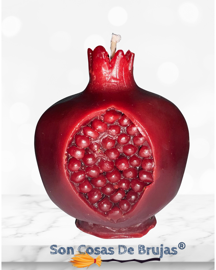 Vela Granada - 8 x 6,5 cm aprox.