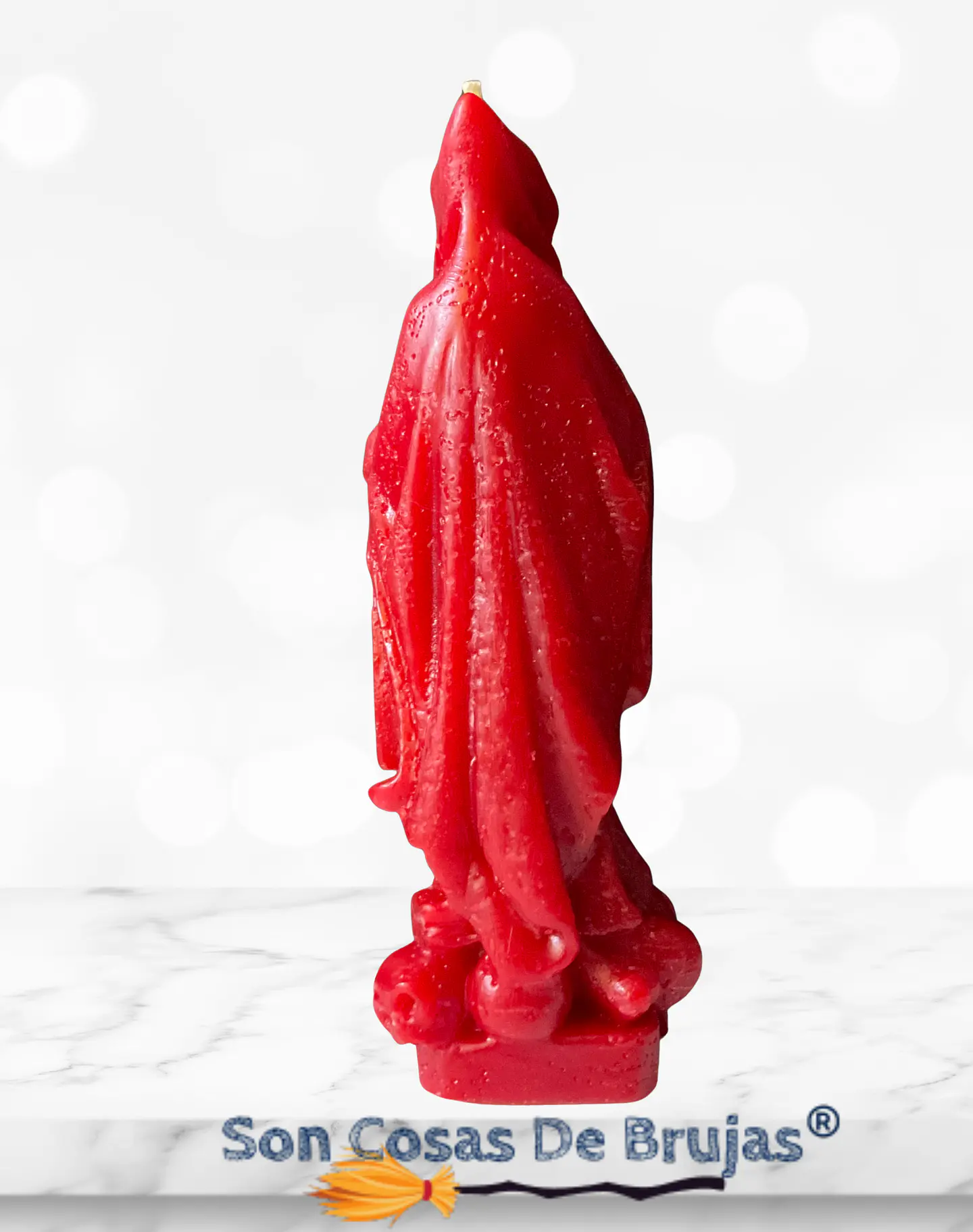 Vela Santa Muerte Roja - 17 x 5 cm aprox. 2