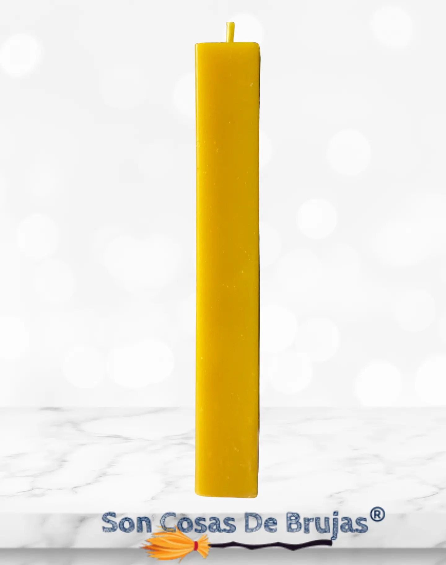 Vela Cera de Abeja 100% Natural - 16,5 x 2,3 cm aprox. 1