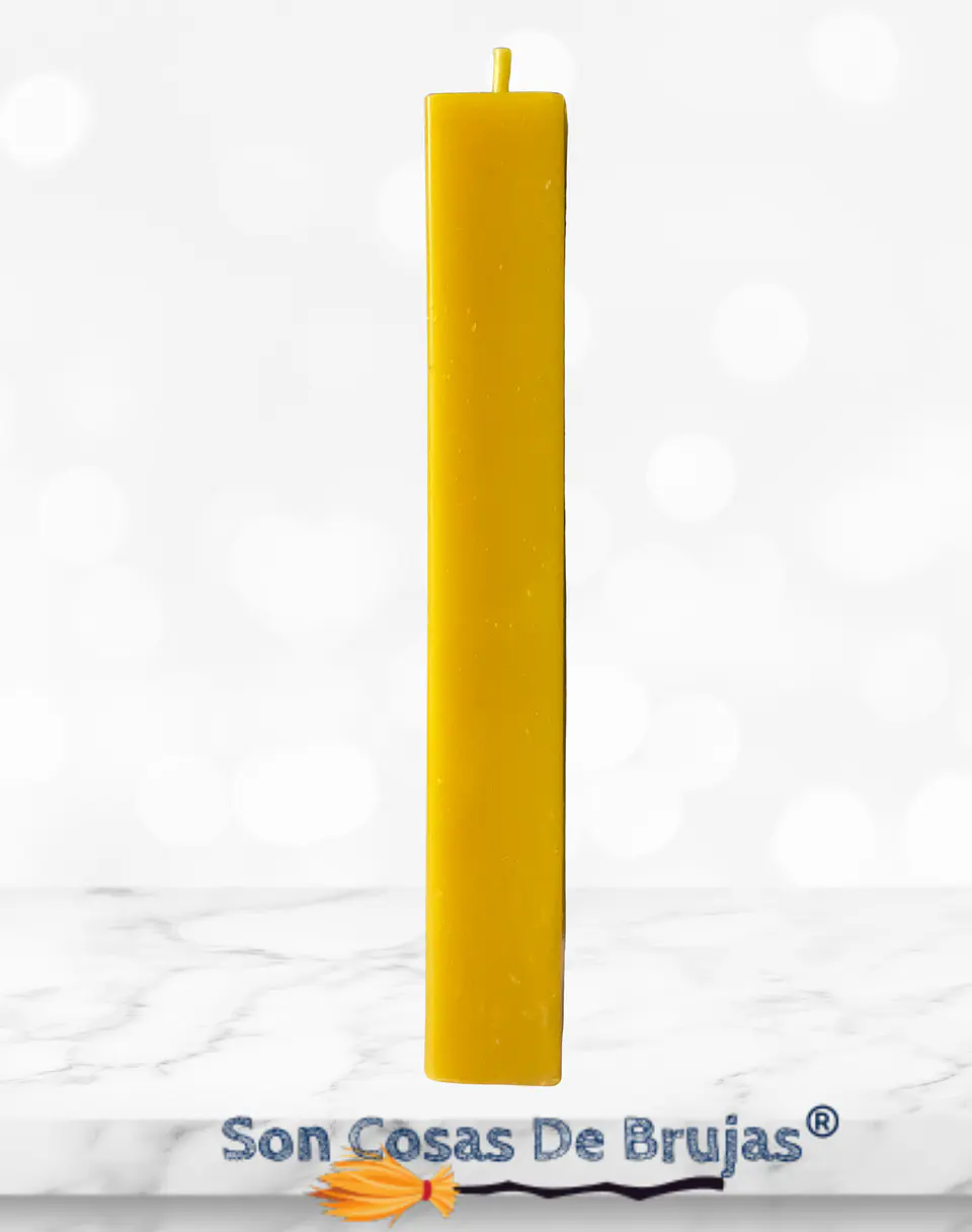 Vela Cera de Abeja 100% Natural - 16,5 x 2,3 cm aprox. 1