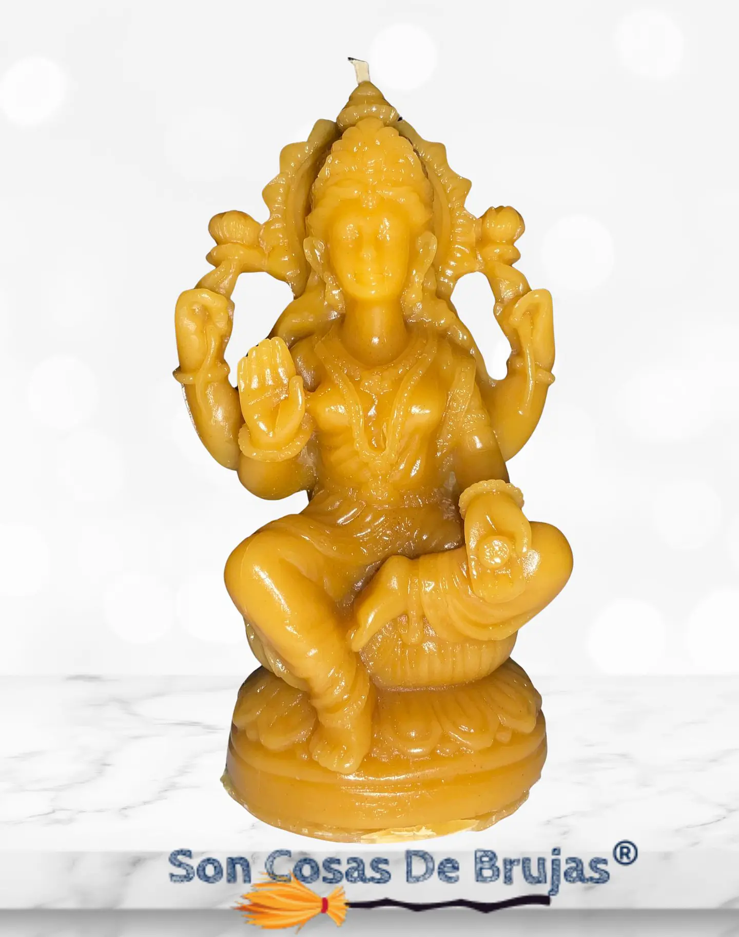 Vela Lakshmi, 100% Cera de Abeja Natural  1